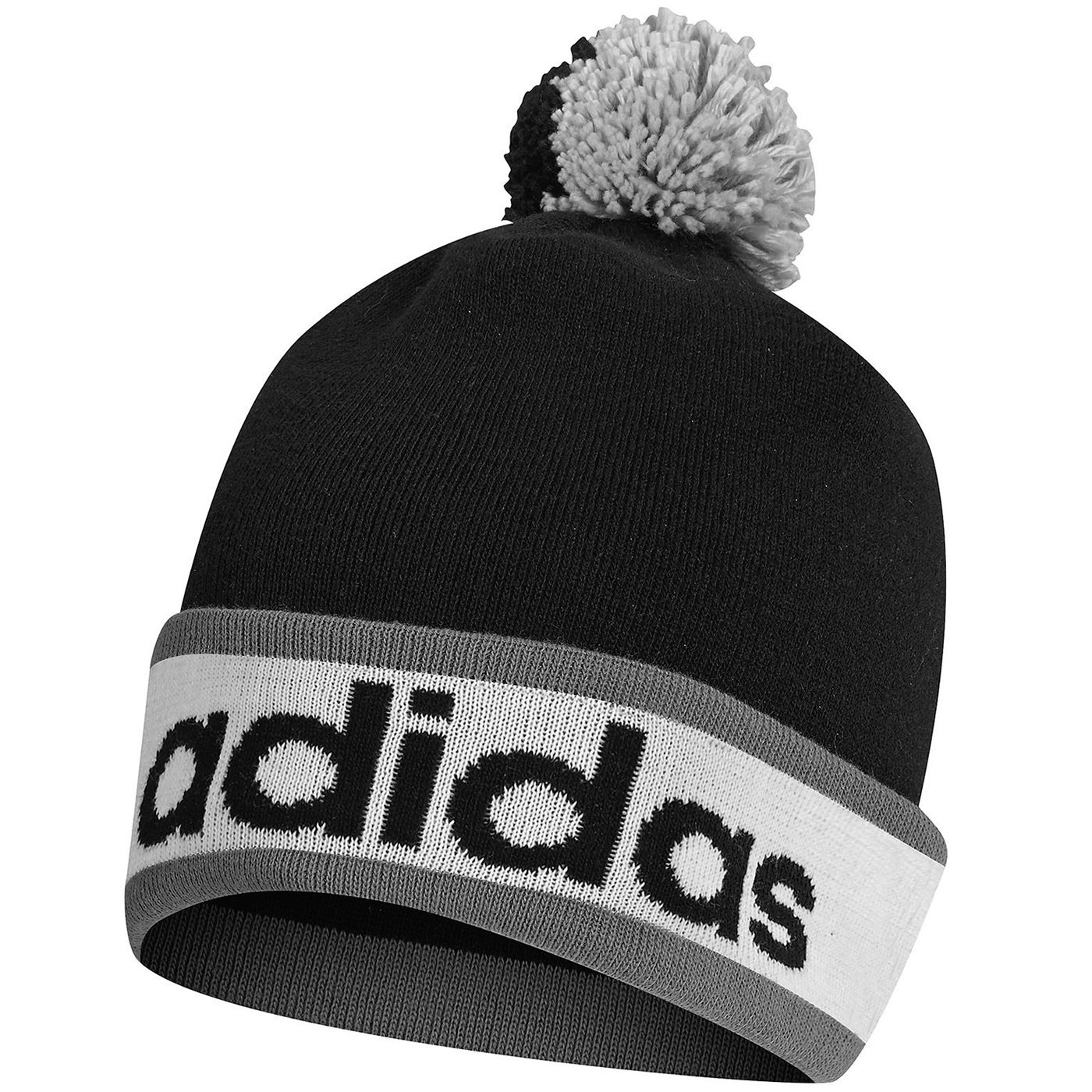 Adidas Mens ClimaHeat Pom Pom Golf Beanie Bobble Hats