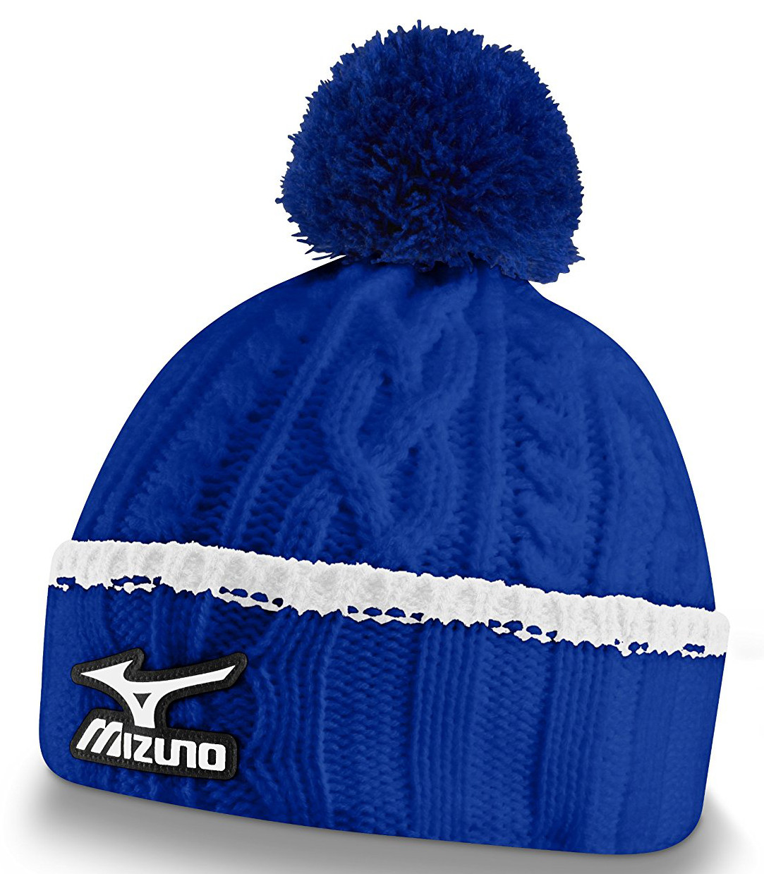 Mens Mizuno Cable Knit Golf Beanie Bobble Hats