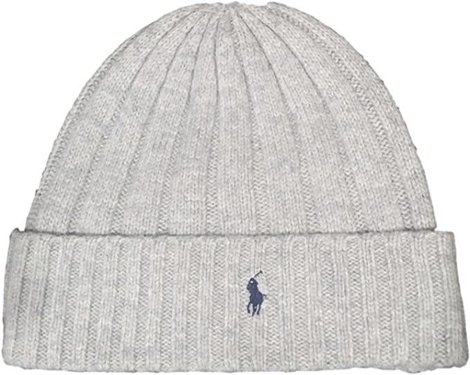 Mens Polo Ralph Lauren Signature Merino Cuffed Golf Beanies