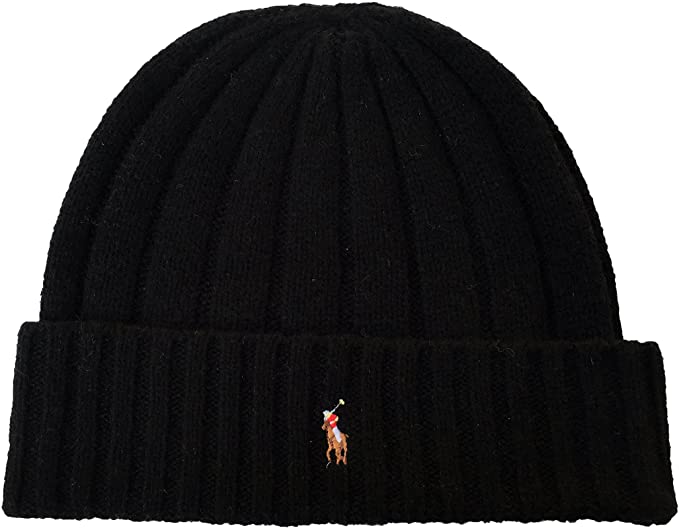 Polo Ralph Lauren Mens Signature Merino Cuffed Golf Beanies