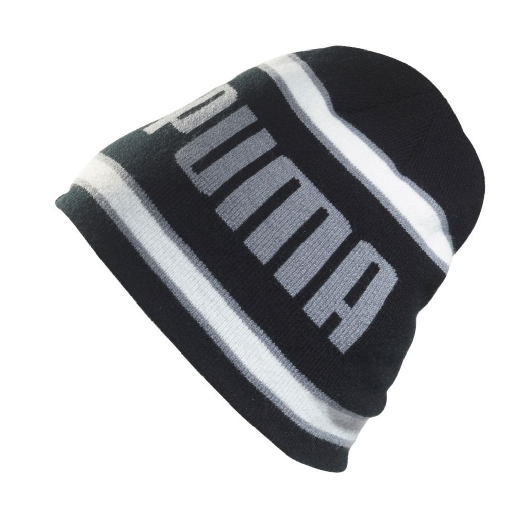 Puma Mens Stripe Fleece Golf Beanie Hats