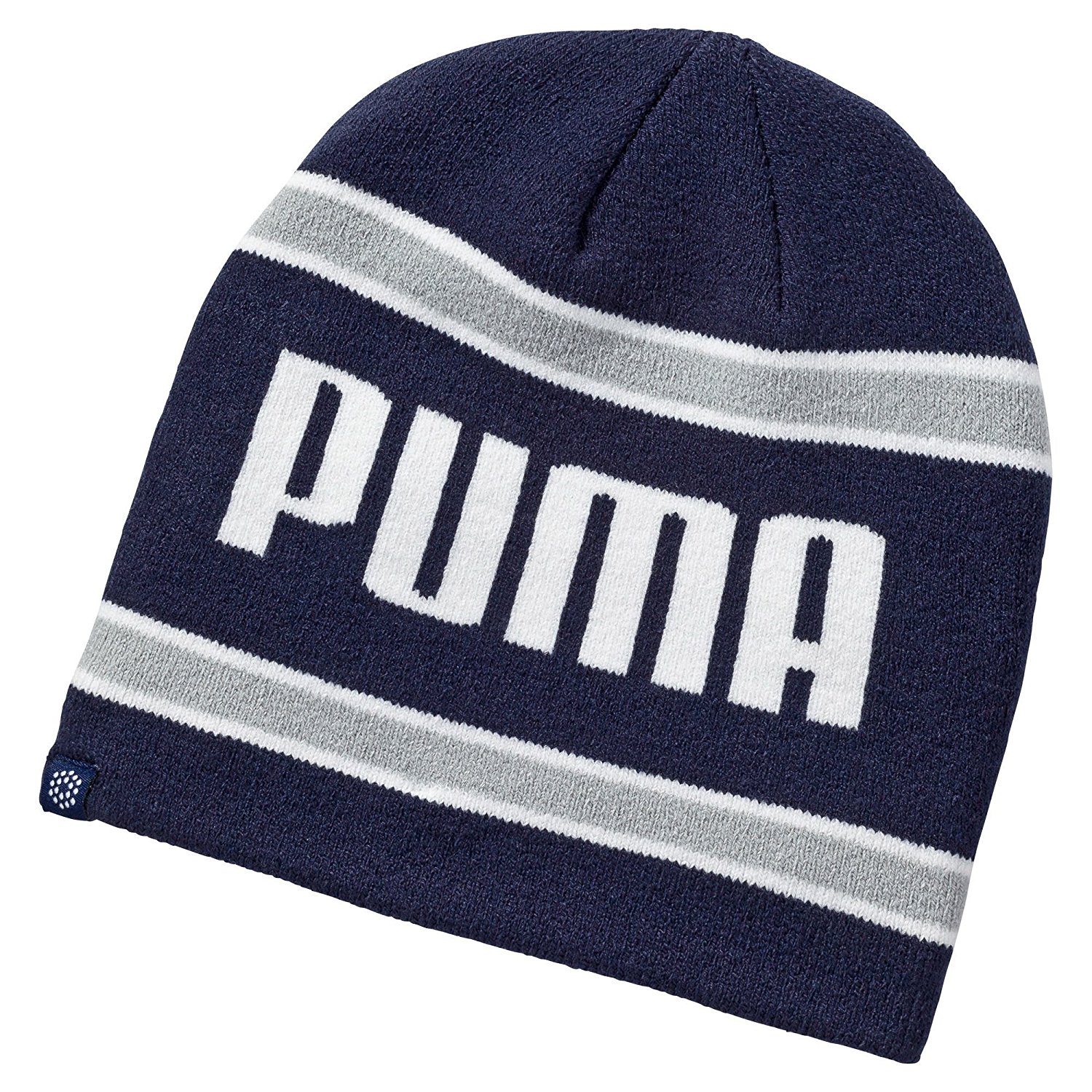 Mens Puma Stripe Golf Winter Beanie Hats