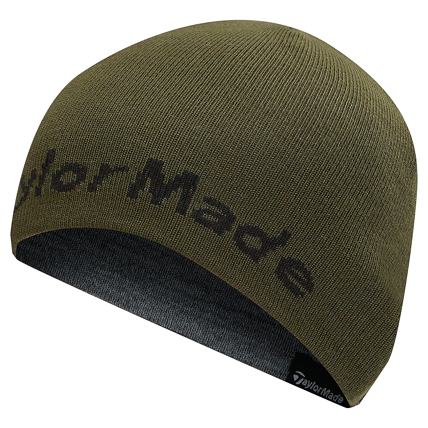 Mens Taylormade Tour Olive Golf Beanie Hats