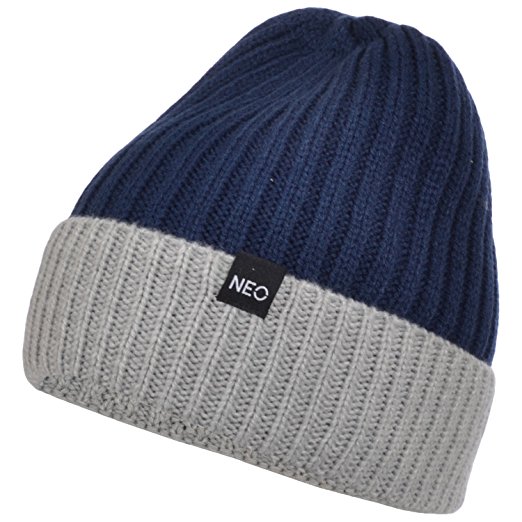 Adidas Womens NEO Knitted Two Tone Golf Beanie Hats