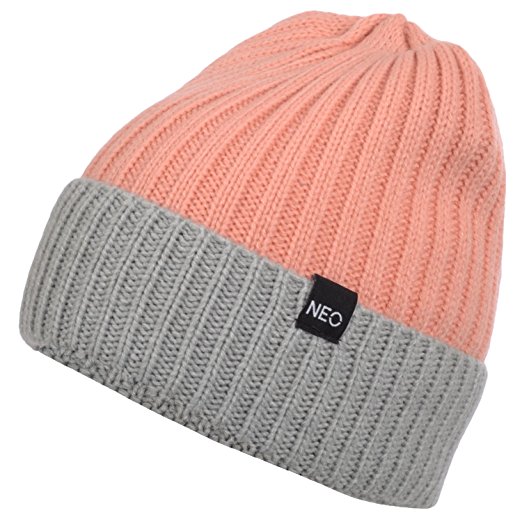 Womens Adidas NEO Knitted Two Tone Golf Beanie Hats