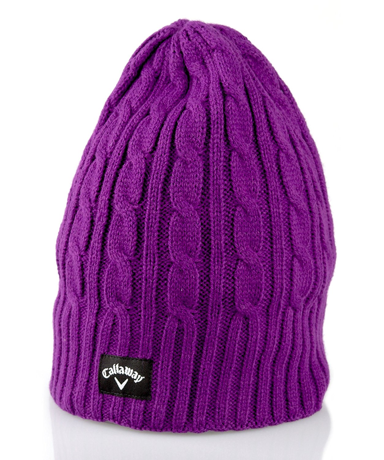Womens Callaway Cable Knit Winter Thermal Golf Beanie Hats