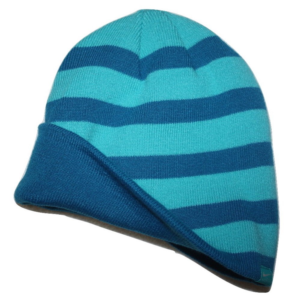 Womens Nike Stripe Knit Sherpa Golf Beanie Hats