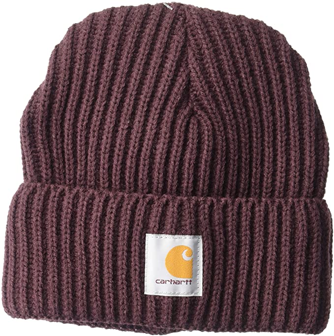 Womens Carhartt Rib Knit Acrylic Golf Beanie Hats