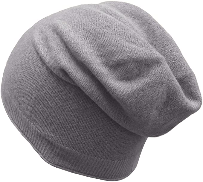 State Fusio Womens Plain Knit Cashmere Golf Beanie Hats