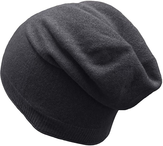 State Fusio Womens Plain Knit Cashmere Golf Beanie Hats