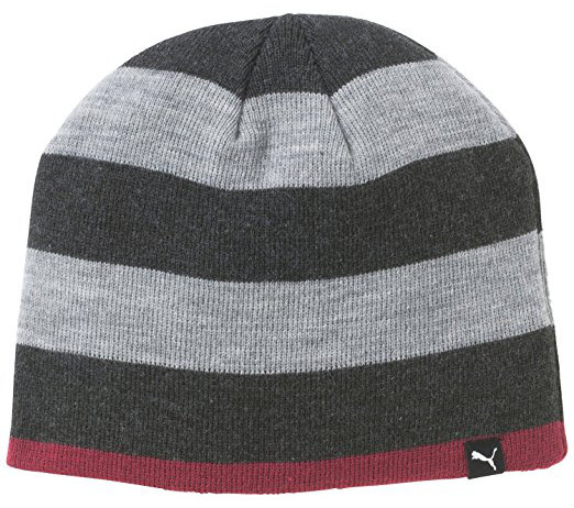 Womens Puma Striped Knitted Golf Beanie Hats