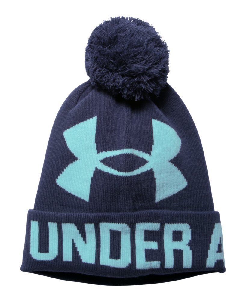 Under Armour Womens Graphic Pom Pom Golf Beanie Hats