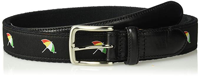 Mens Arnold Palmer Embroidered Logo Web Golf Belts