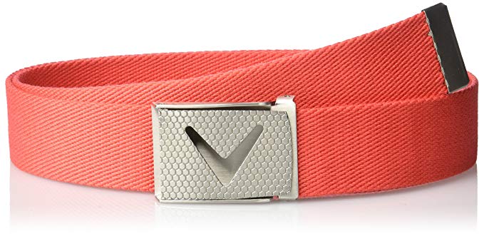 Mens Callaway Solid Webbed Golf Belts