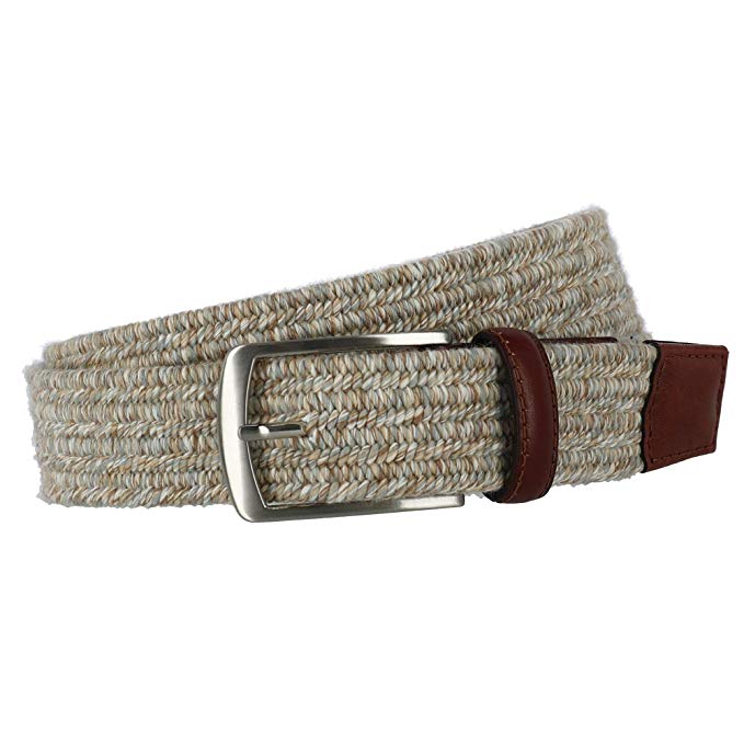 Greg Norman Mens Heather Elastic Stretch Golf Belts