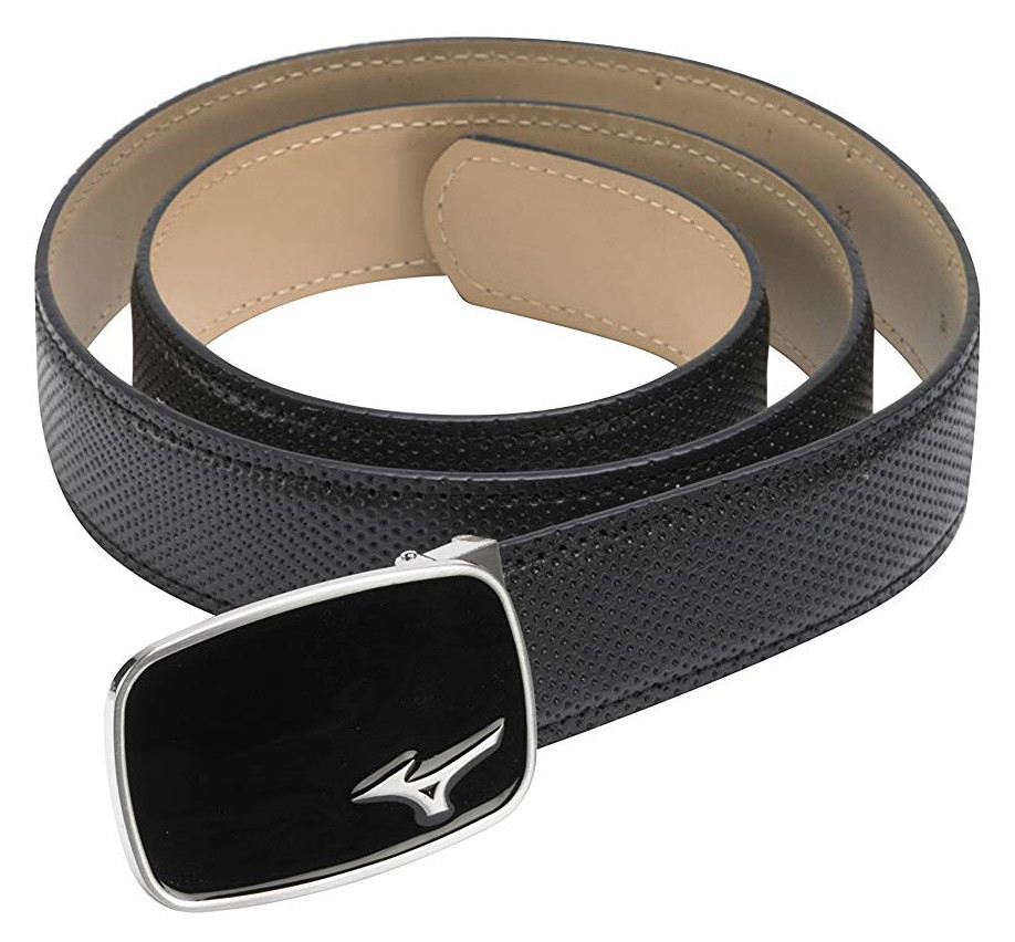 Mens Mizuno Digital Pattern Textured Leather Golf Belts