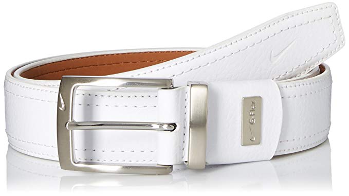 Nike Mens G Flex Pebble Grain Leather Golf Belts