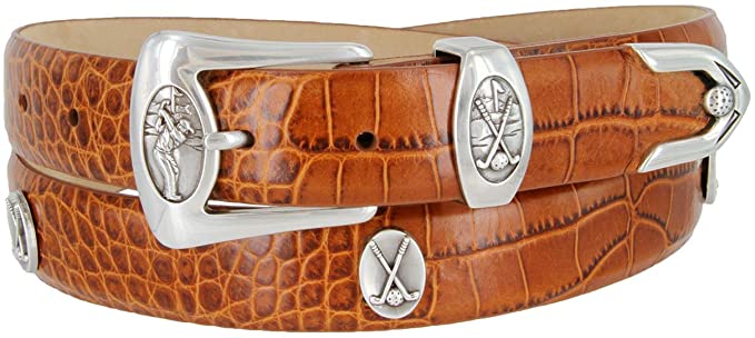 Mens Birmingham Classic Leather Designer Golf Belts