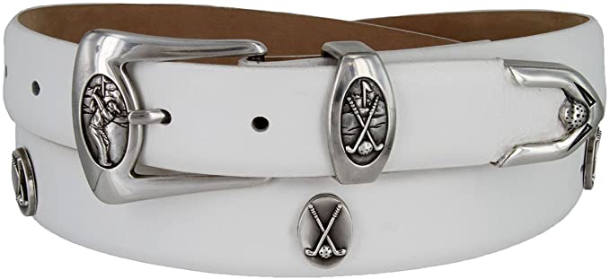 Birmingham Mens Classic Leather Designer Golf Belts