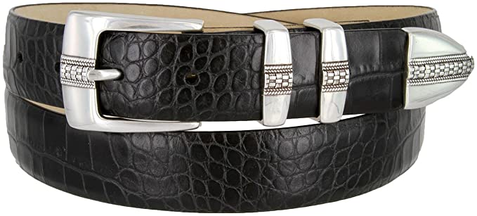 Brandon Mens Italian Calfskin Leather Designer Dress Golf Belts