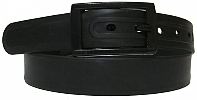 Mens Extreme Sports Black Silicone Golf Belts