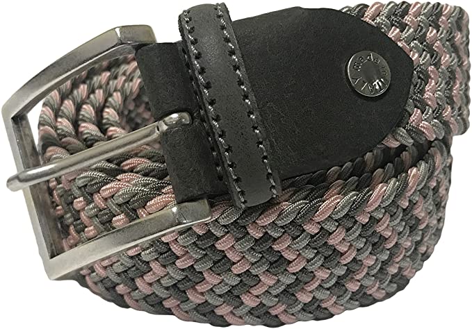 Fresco Mens Cotton Elastic Stretch Golf Belts