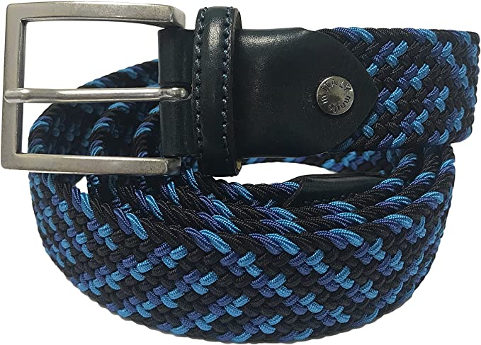 Fresco Mens Cotton Elastic Stretch Golf Belts