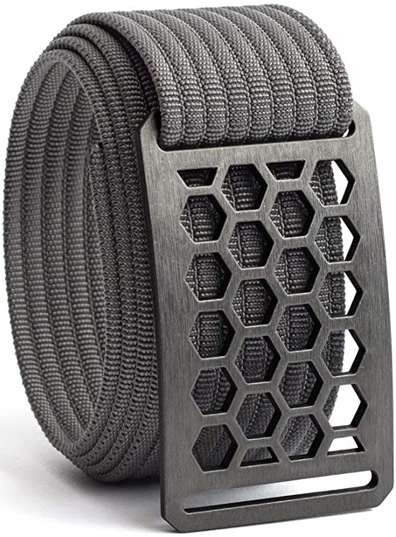 Grip6 Mens Honeycomb Web Nylon Golf Belts