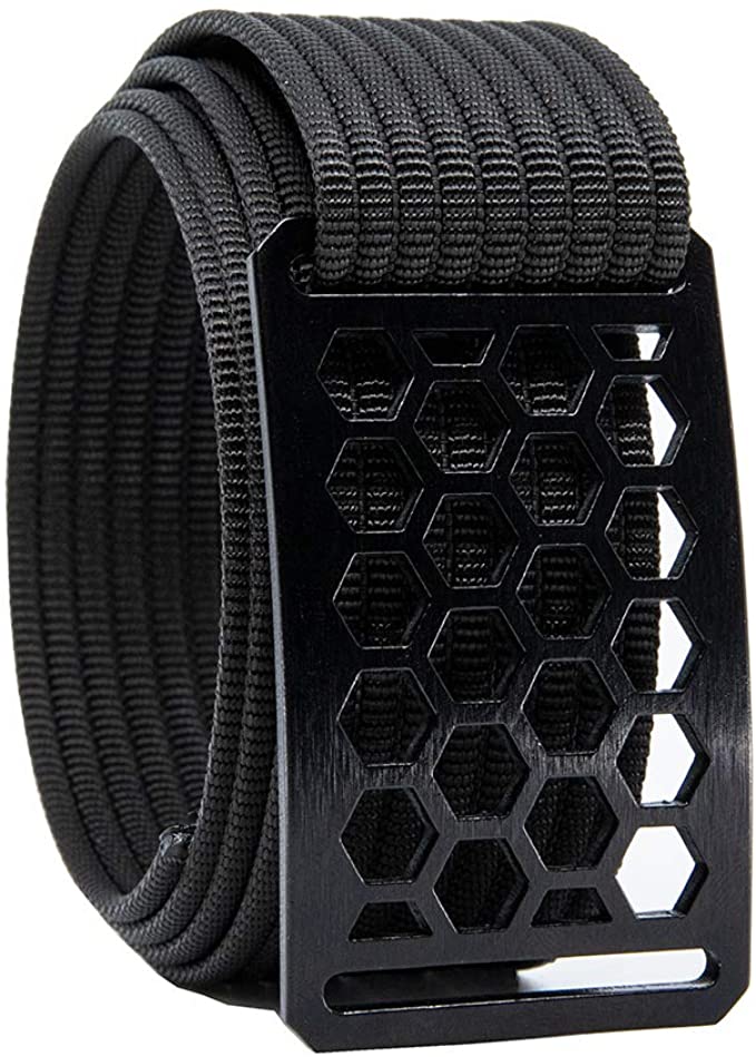 Grip6 Mens Honeycomb Web Nylon Golf Belts