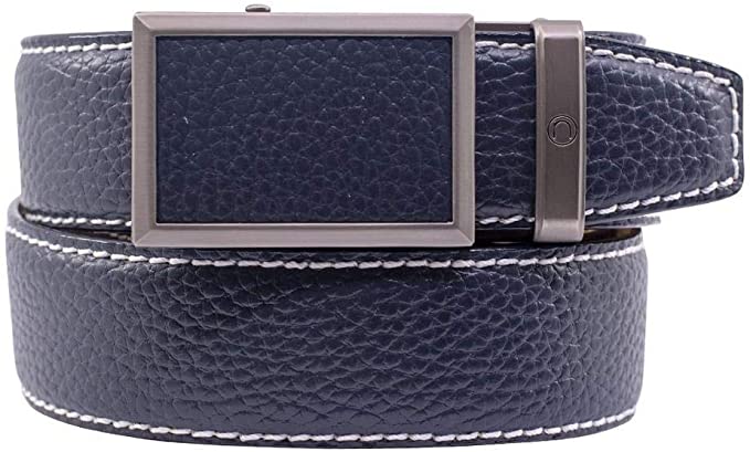 Nexbelt Mens Pebble Grain Leather Golf Belts