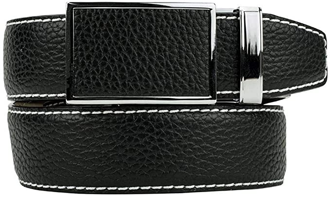 Nexbelt Mens Pebble Grain Leather Golf Belts