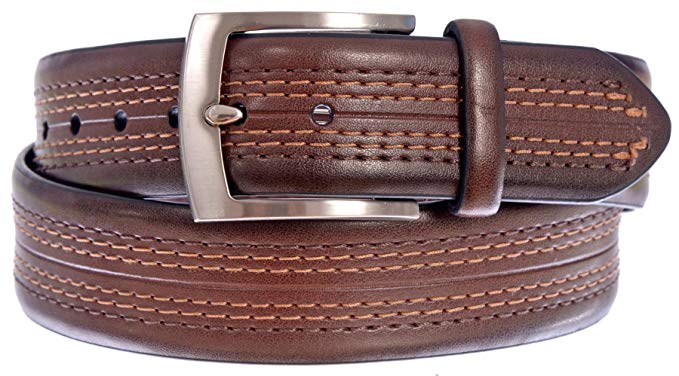 Mens PGA Tour Assorted Leather Textured Golf Belts
