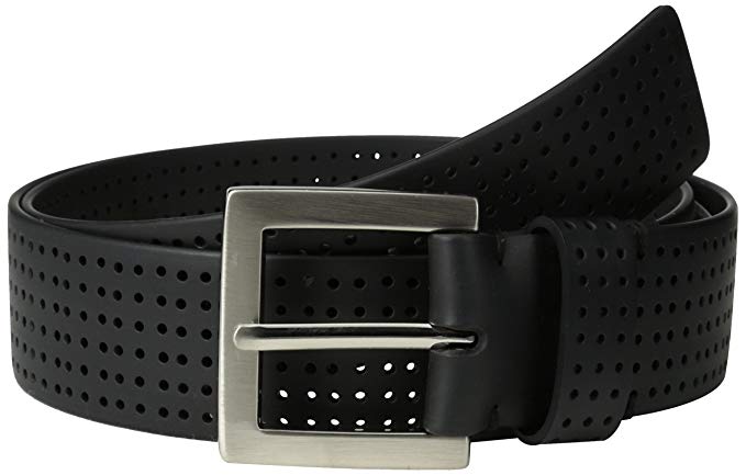 PGA Tour Mens Perforated Fashion Color Silicone Golf Belts