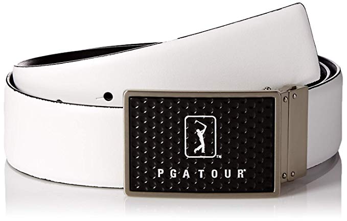 Mens PGA Tour Reversible Plaque Golf Belts