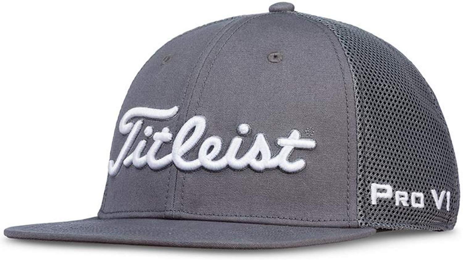 Titleist Mens Tour Flat Bill Mesh Golf Hats