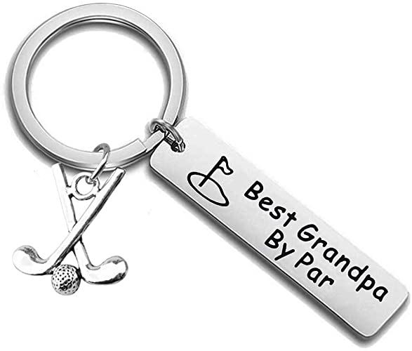 Hollp Mens Gift Best Daddy Golf Keyrings