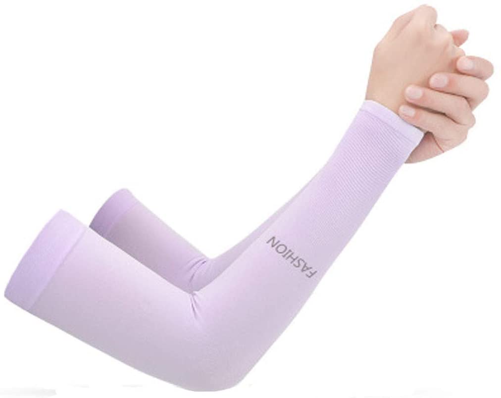 thumbnail interactive-video image 1 of HiCool Women's UV Protection Arm Sleeves – One Size, Spandex & Nylon, 5 Colors, Sun Protection, Activewear 1 of 3