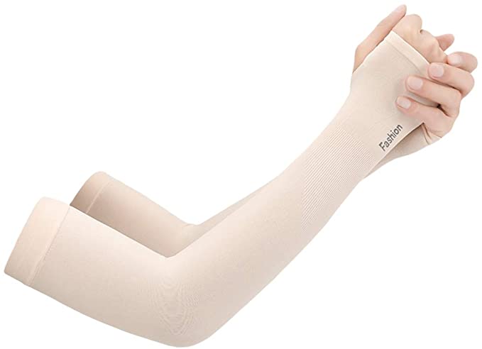 JK Home Womens UV Protection Cooling Ice Silk Golf Arm Sleeves