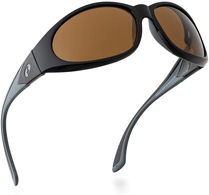 Bnus Mens Polarized Glass Lens Golf Sunglasses