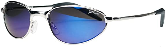 JiMarti Mens AV5 Aviator Spring Hinge Golf Sunglasses