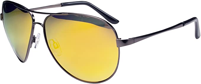 JiMarti Mens P11 Premium Aviator Golf Sunglasses