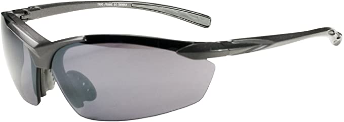 JiMarti Mens TR18 Sport Wrap Unbreakable Golf Sunglasses