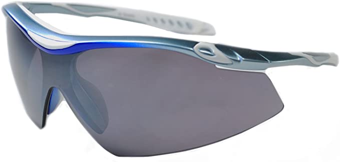 JiMarti Mens TR22 Sport Wrap TR90 Unbreakable Golf Sunglasses