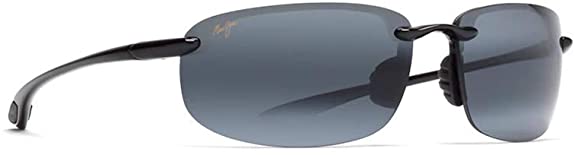 Maui Jim Mens Ho'okipa Rimless Frame Polarized Golf Sunglasses