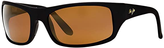 Maui Jim Mens Peahi Polarized Golf Sunglasses