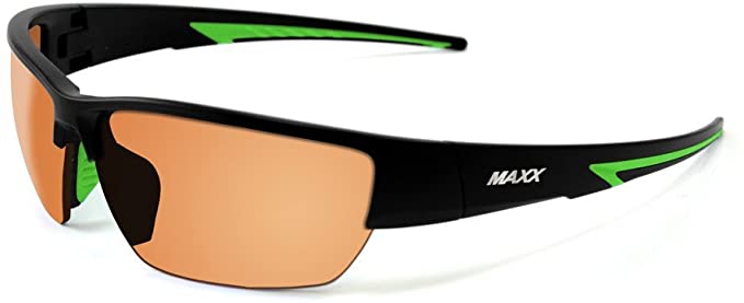 Mens Maxx HD 7 Sports TR90 Polarized Golf Sunglasses