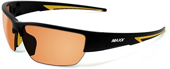 Maxx Mens HD 7 Sports TR90 Polarized Golf Sunglasses