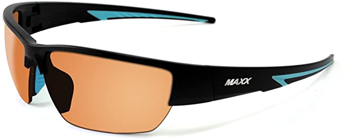 Maxx Mens HD 7 Sports TR90 Polarized Golf Sunglasses