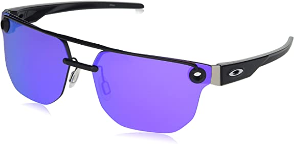 Oakley Mens Chrystl Square Metal Golf Sunglasses