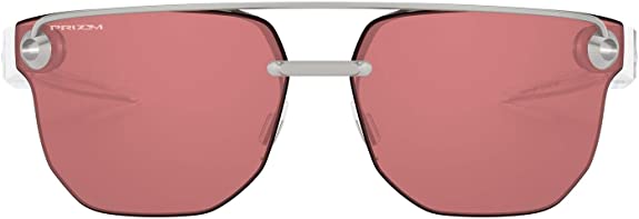 Oakley Mens Chrystl Square Metal Golf Sunglasses